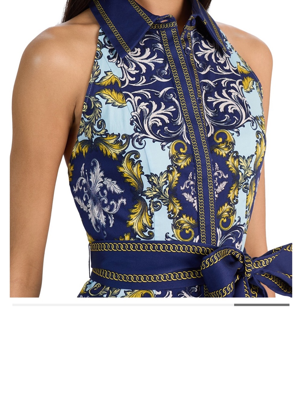Alice + Olivia Lucy Sleeveless Mini Shirtdr Dress - Picture 5 of 8